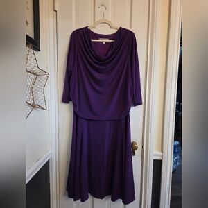 Simonton Says By George Simonton Rich Purple Dress